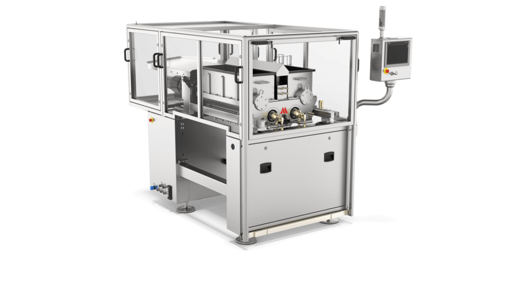Aasted Alice II extruder – versatile machine designed for precise extrusion of various confectionery and bakery products, ensuring consistent quality and efficiency in production.
