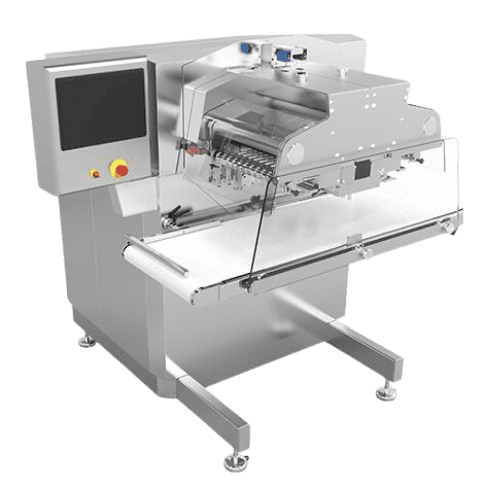 Aasted Nielsen Nilshot Depositor, designed for precise and efficient depositing of various confectionery fillings and masses, ensuring optimal production quality.