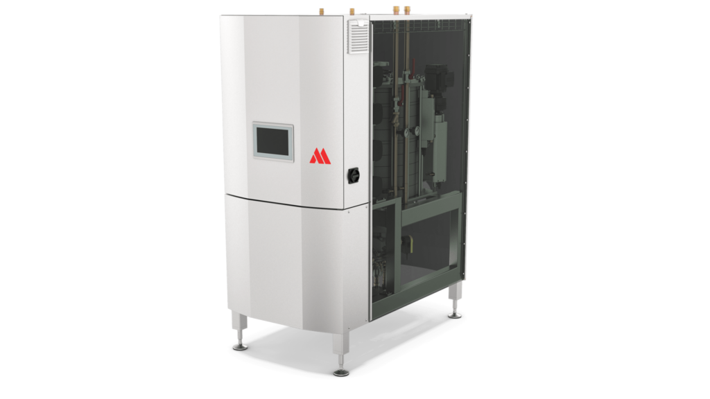 Aasted StellaNova Tempering Machine, offering advanced tempering technology for optimal chocolate crystallization and consistent product quality