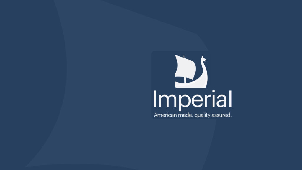 Imperial logo with the tagline 'American made, quality assured' – highlighting Imperial's partnership with Aasted to deliver advanced chocolate processing solutions